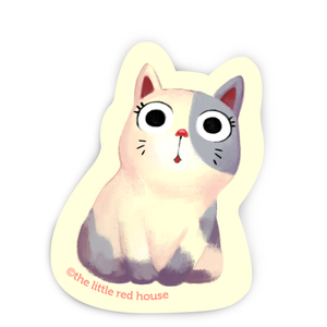 F1213 - The Little Red House - Chubby Cat