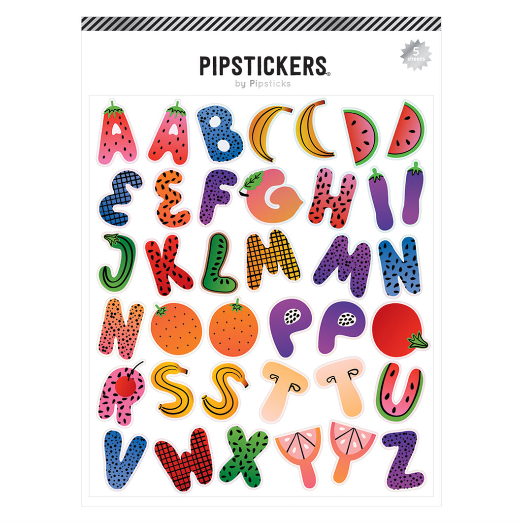 S2059 - Pipsticks - Fresh Picked Big Alphabet (5 sheets)