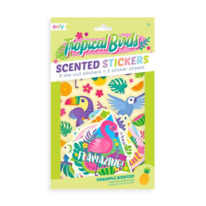 S1803 - OOLY - Tropical Birds Scented Stickers