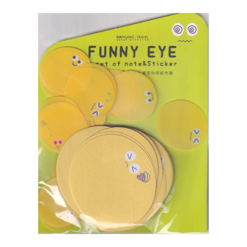 F1204 - Funny Eye - Yellow Faces