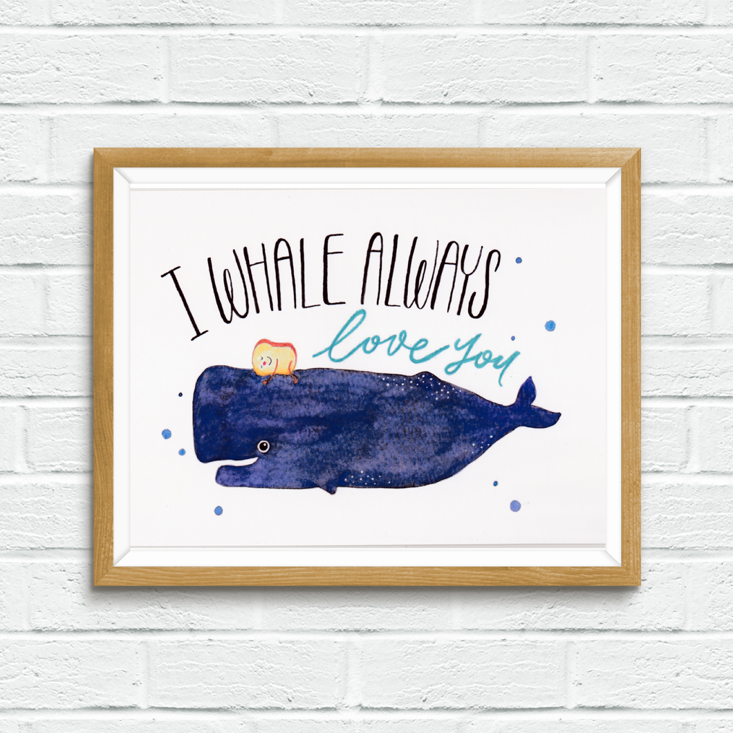 Mandie - I Whale Always Love You *print