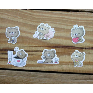 F1003 - Dear Little Bear - Day Dream *waterproof stickers