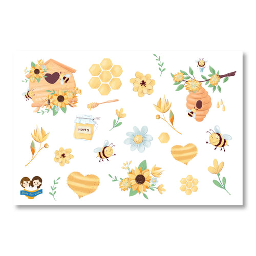 SRS1057 - Bees Sticker Sheet