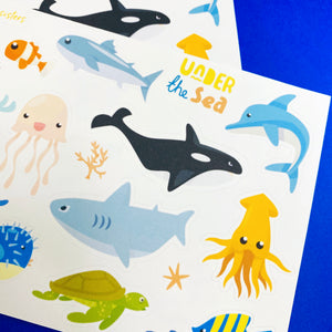 SRS1044 - Sea Animals Sticker Sheet